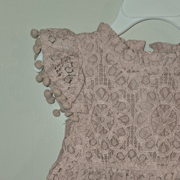 Charming Lace Kids Dress in Soft Blush Pink NWT LOT P - Picture 6 of 13